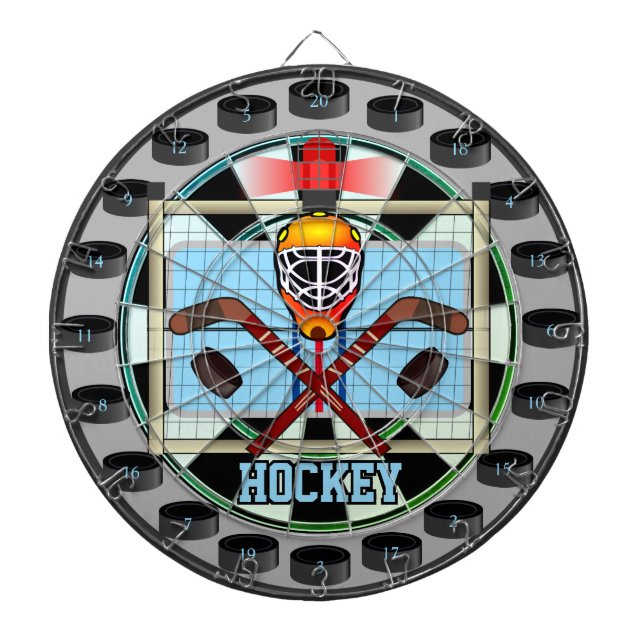 Hockey Multi-Target 20 Shots Dartboard Darttavla (Framsidan)