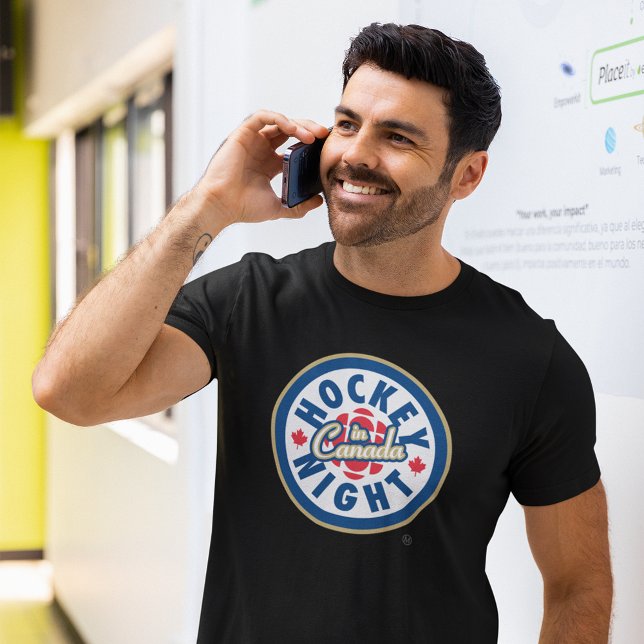 Hockey Night i Canada Bra Jersey T Shirt (Person wearing t-shirt)