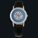 Hockey Night i Canada Logotyp Armbandsur<br><div class="desc">Den nuvarande logotypen har använts sedan 1998. Hockey Night i Kanada är det varumärke som används för kanadensiska TV-presentationer från National Hockey League. Namn har använts för alla NHL-sändningar på CBC Television (oavsett tidpunkt på dygnet), men Hockey Night i Kanada är i första hand knuten till sina NHL-sändningar på lördagskvällar,...</div>