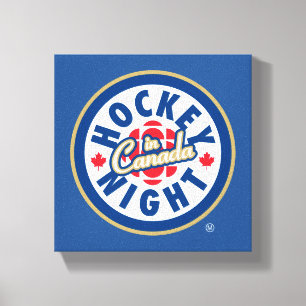 Hockey Night i Canada Logotyp Canvastryck