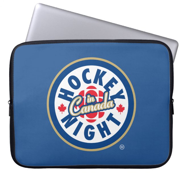 Hockey Night i Canada Logotyp Laptop Sleeve (Framsidan)