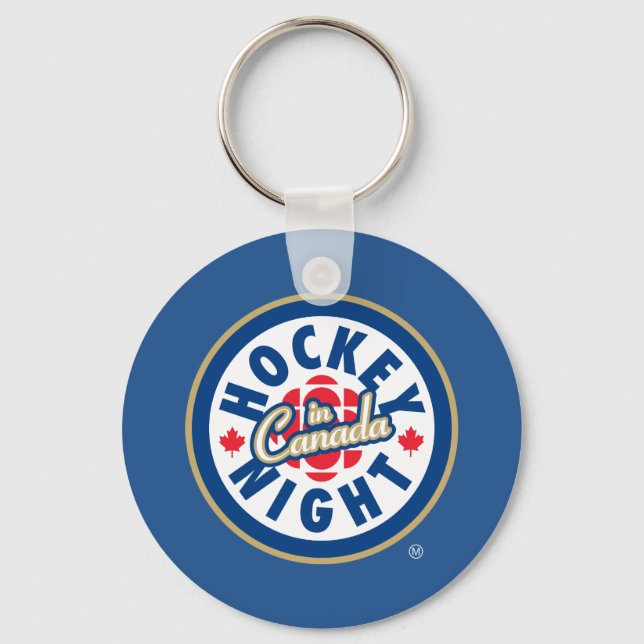 Hockey Night i Canada Logotyp Nyckelring (Framsida)
