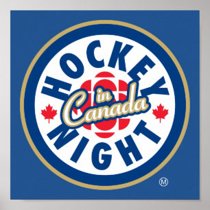 Hockey Night i Canada Logotyp Poster