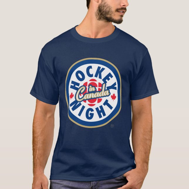 Hockey Night i Canada Logotyp Tee Shirt (Framsida)