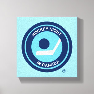 Hockey Night i Canada Retro Logotyp Canvastryck