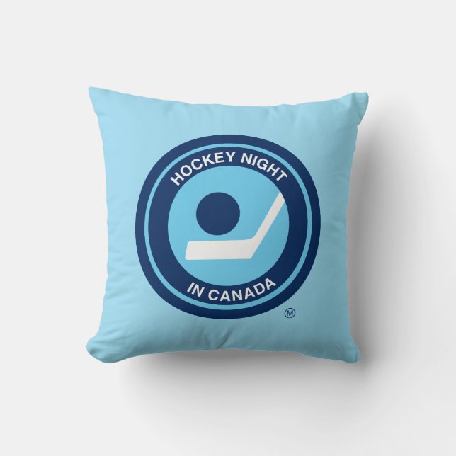 Hockey Night i Canada Retro Logotyp Kudde (Framsida)