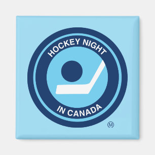 Hockey Night i Canada Retro Logotyp Magnet