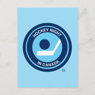 Hockey Night i Canada Retro Logotyp Vykort
