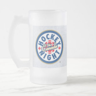Hockey Night i Kanada Frosted Glass Mugg