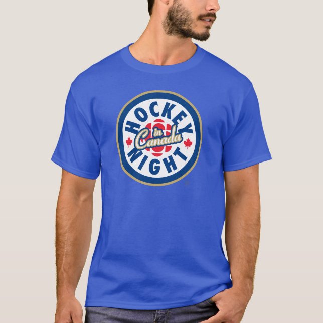 Hockey Night i Kanada Manar T Shirt (Framsida)