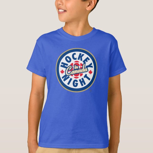 Hockey Night i Kanada Youth T Shirt (Framsida)