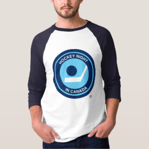 Hockey Night Retro Raglan T Shirt