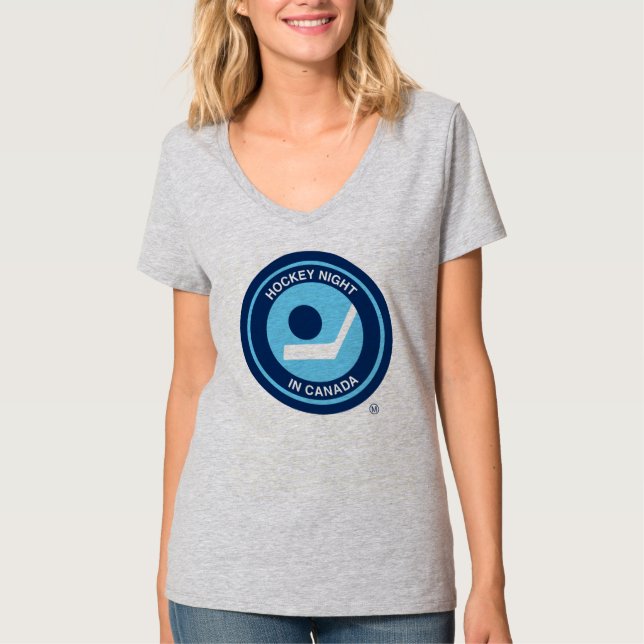 Hockey Night Retro Women's T-Shirt (Framsida)