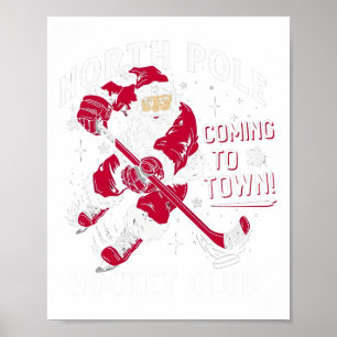 Hockey Nordpolen Kommer Till Staden Jul  Poster