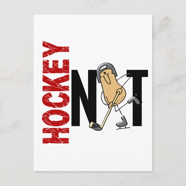Hockey Nöt 1 Vykort (Framsida)