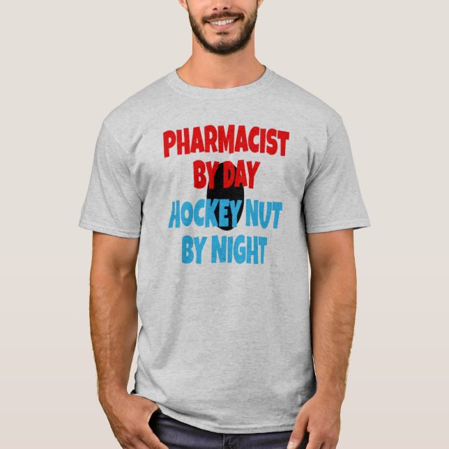 Hockey Nöt Pharmacist T-shirt (Framsida)