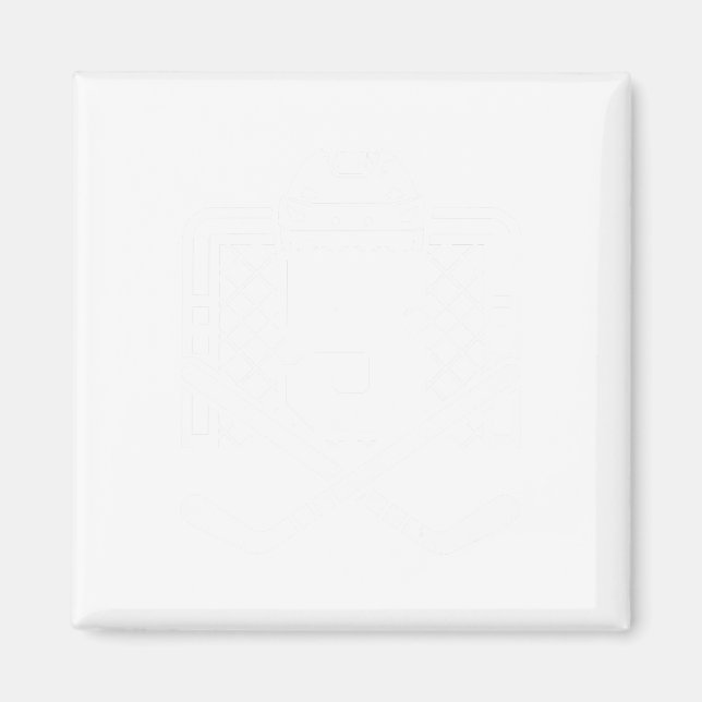 Hockey Number 5 Jersey Funny Hockey Player Game Da Magnet (Framsidan)