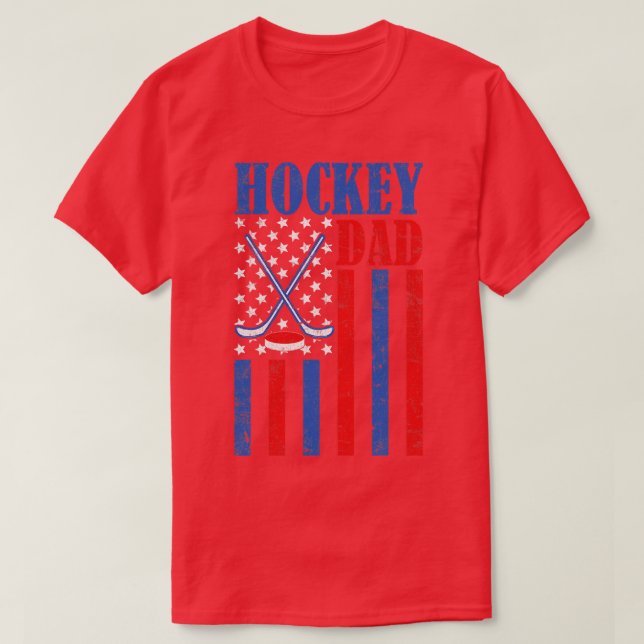Hockey Pappa 2 T Shirt (Design framsida)