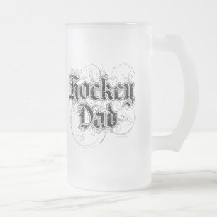 Hockey Pappa frostat öl mugg