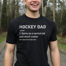 Hockey Pappa Funny Definition T Shirt