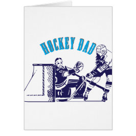 Hockey Pappa Hälsningskort
