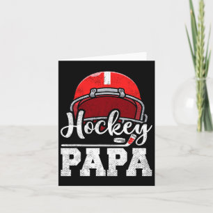Hockey Pappa Hockey Spelare Speldagen Fars dag Kort