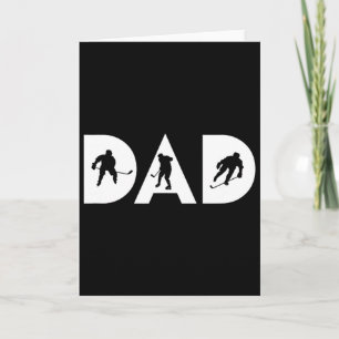 Hockey Pappa - Ishockeytröja och present till hock Kort