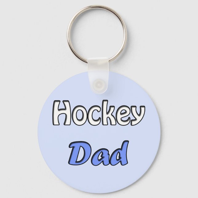 Hockey Pappa Nyckelring (Framsida)