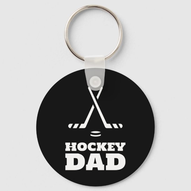 Hockey pappa nyckelring (Framsida)
