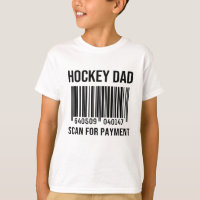 Hockey Pappa Scan for Payment Sport Pappa Fars dag
