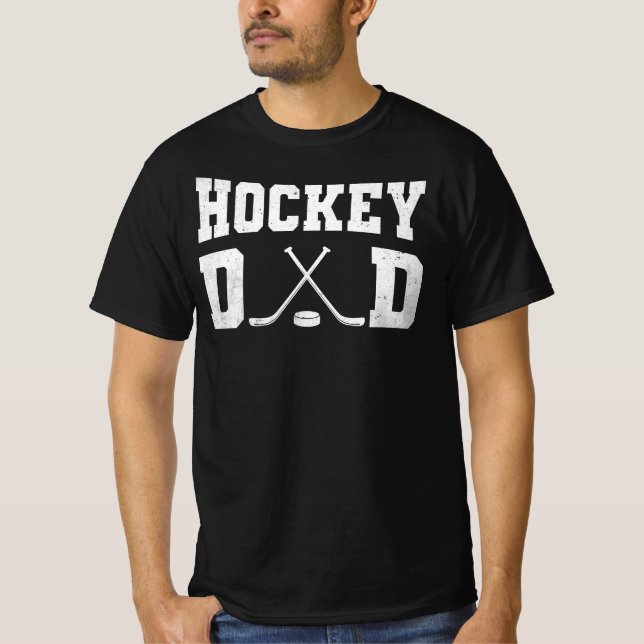 Hockey Pappa Simple T Shirt (Framsida)