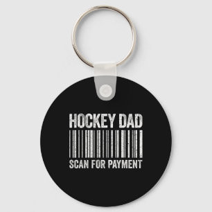 Hockey Pappa Skanna För Betalning Skjorta Män Hock Nyckelring