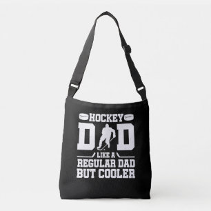 Hockey Pappa som ett vanligt Pappa men kylare Axelväska