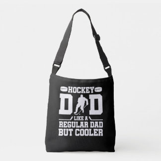 Hockey Pappa som ett vanligt Pappa men kylare Axelväska