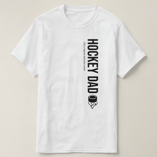 Hockey Pappa T Shirt (Design framsida)