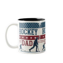 Hockey PAPPA USA flagga mugg