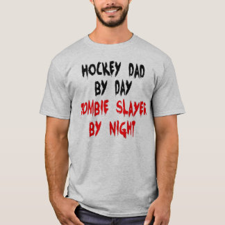 Hockey Pappa Zombie Joke Tee