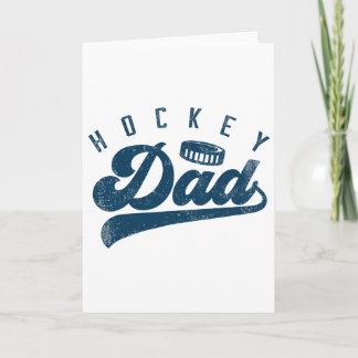 Hockey Pappagåvor Pappa Fars dag  Kort