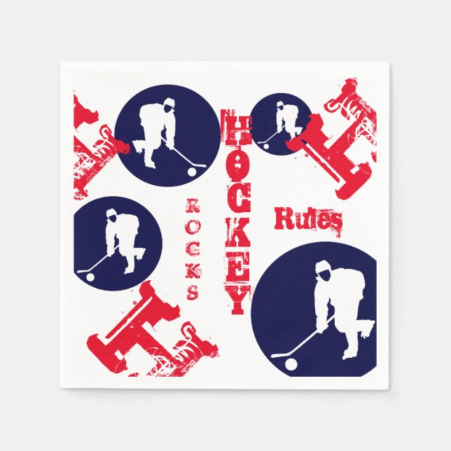 Hockey Pappersservett (Framsidan)