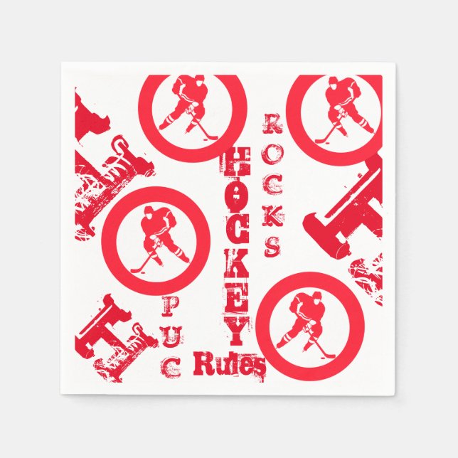 Hockey Pappersservett (Framsidan)