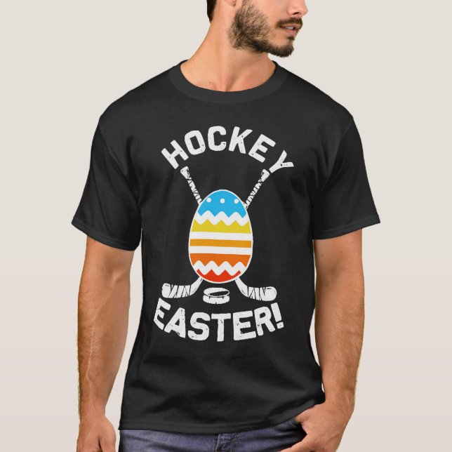 Hockey Påsk T Shirt (Framsida)