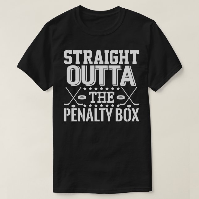 Hockey Penalty Box T Shirt (Design framsida)