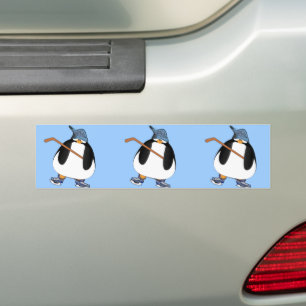 Hockey Penguin Bildekal