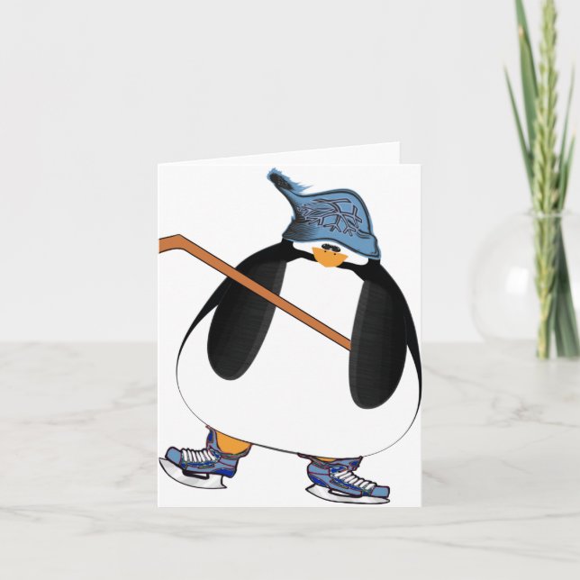 Hockey Penguin Kort (Framsida)