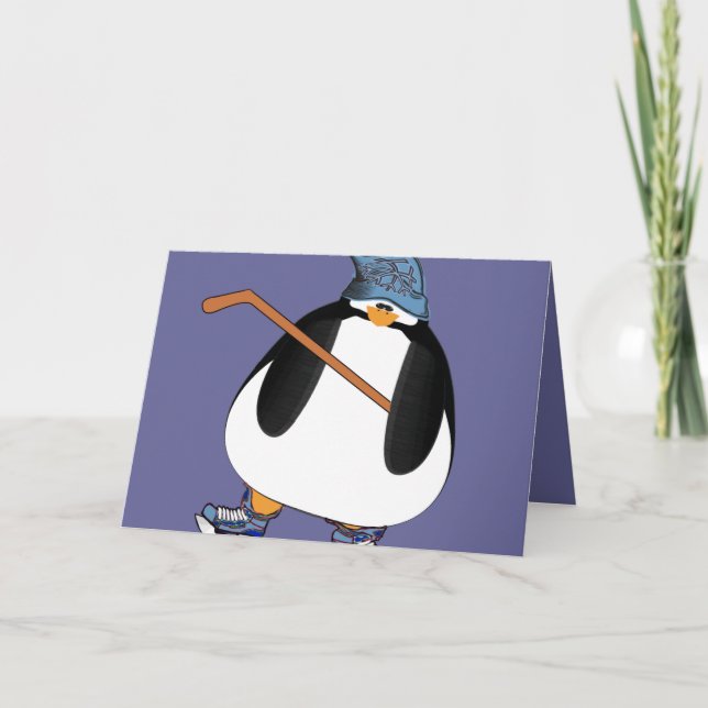 Hockey Penguin Kort (Framsida)
