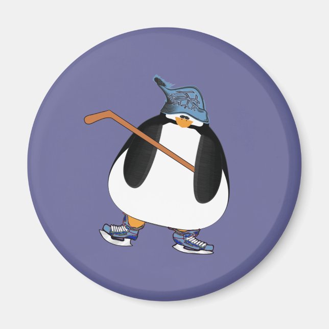 Hockey Penguin Magnet (Framsidan)