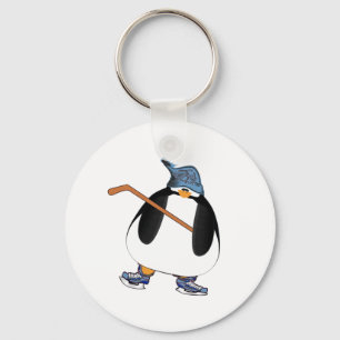 Hockey Penguin Nyckelring