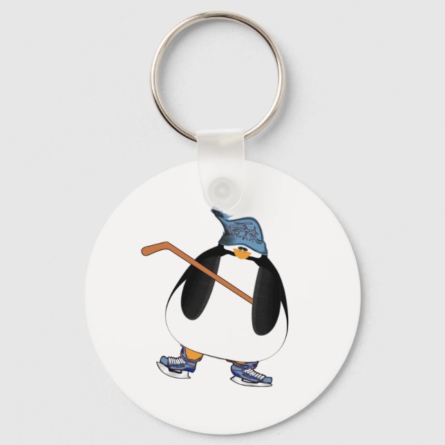 Hockey Penguin Nyckelring (Framsida)