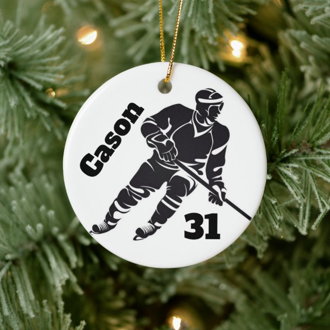 Hockey Personlig Ornament (Träd)