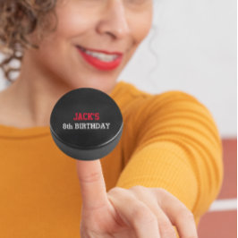 Hockey Personlig Stickers Runt Klistermärke